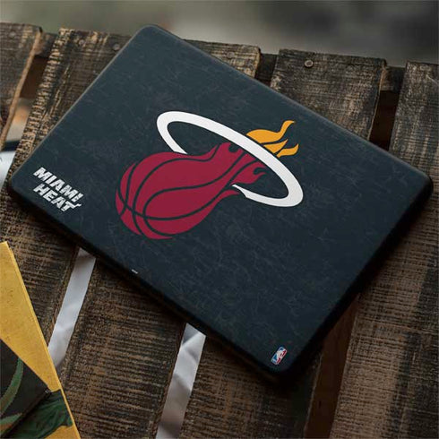 NBA Miami Heat Black Partial Logo Google Pixelbook Go Skin